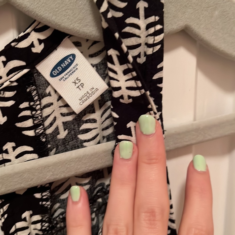 Black & White Print Dress • Old Navy XS